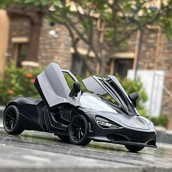 1:32 Mclaren 720S Metalowy Model Samochodu Sportowego Odlewy CiśNieniowe I Metalowe Pojazdy Zabawkowe Model Samochodu Symulacja DźWięKu ŚWiatłA Zabawka Kolekcjonerska Prezent-image
