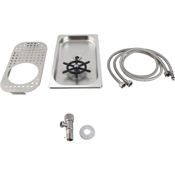 Enjuagavasos Lavavasos Acero Inoxidable 304 AutomáTico Fregadero Equipo Para Lavar Botellas Con Escurridor-image
