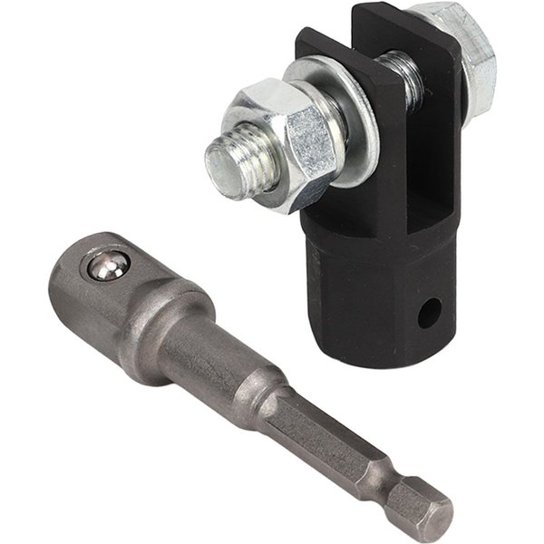 Adaptador De Gato De Tijera Para Coche De 1/2 Pulgada Socket Para Gato De Tijera Adaptador Para Taladro Para Gatos De Tijera Con Anillo O Doble Agujero-image