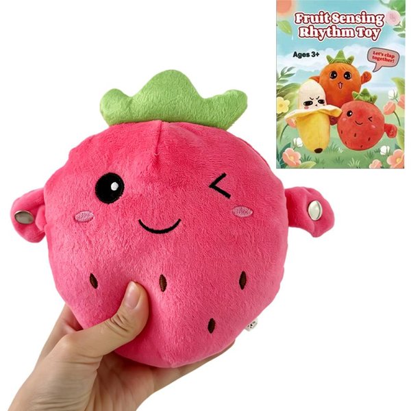 MuñEco De Peluche Interactivo De Ritmo Musical Creativo Peculiar Fruta PláTano Juguete De InduccióN Cultivar La Capacidad De PercepcióN Musical-image