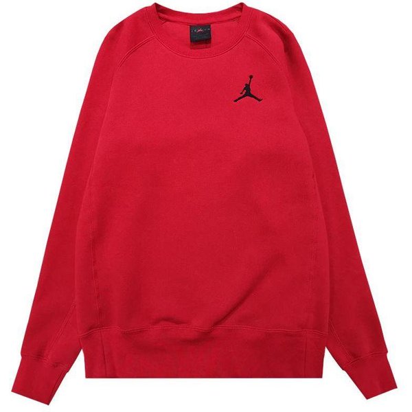 Sudadera Con Logo Bordado Jordan Cuello Redondo Hombre Tops CU3024-687 M Red-image