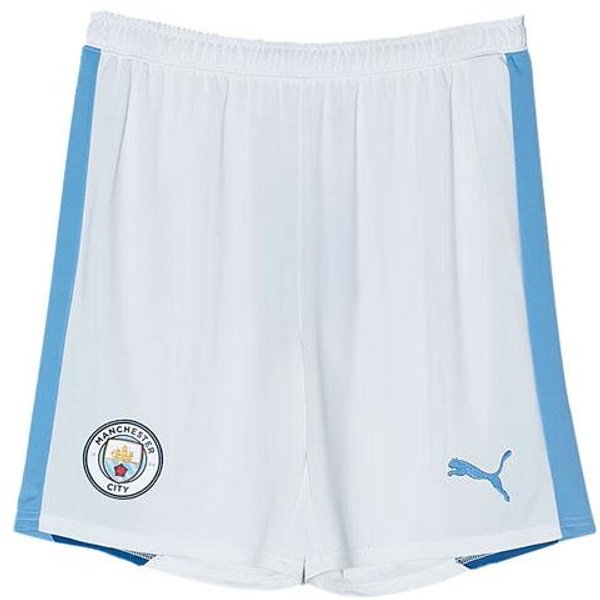 Pantalones De Hombre Puma Manchester City Kit De Casa Pantalones De FúTbol Para Hombre Blancos Ajuste Recto Moderado 2XL White-image