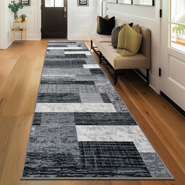 Nowoczesny Geometryczny Dywanik Do Przedpokoju, AntypośLizgowy, Zmywalny, Dywan Do Przedpokoju, Kuchni, Salonu, Sypialni, WystróJ Domu 60X220Cm 24X87Inch-image