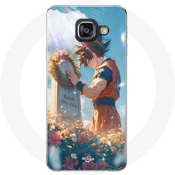 Funda - Maniacase - Samsung Galaxy A3 2016 - Akira Toriyama Son Goku - Flexible - Azul-image