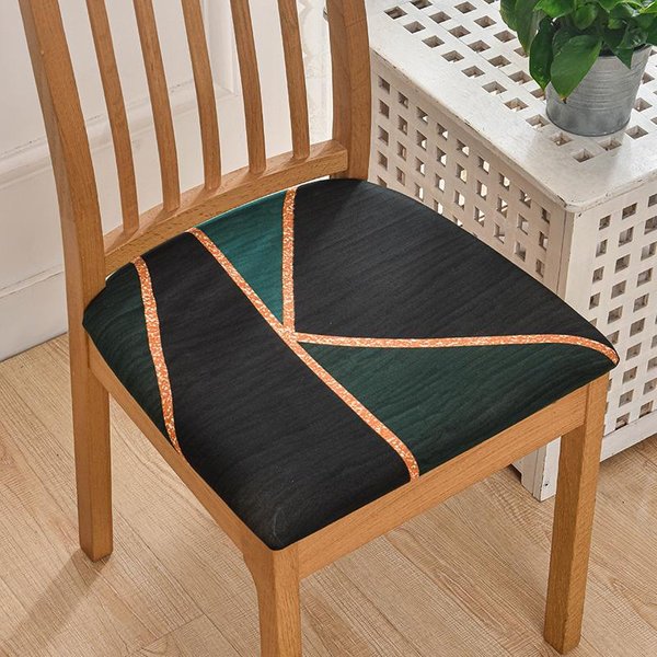 Fundas Para Sillas De Comedor EláSticas Estampadas Funda Para Silla De Comedor Acolchada Fundas Para Asiento De Silla Para Cocina, Oficina 1PC-image