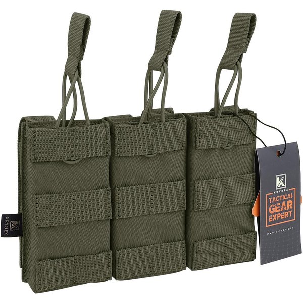 Krydex 5.56 Molle Kieszeń Na Magazynki PotróJna Kieszeń Na Magazynki Z Otwartym Wierzchem Na M4 M16 AR 15 Akcesoria MyśLiwskie-image
