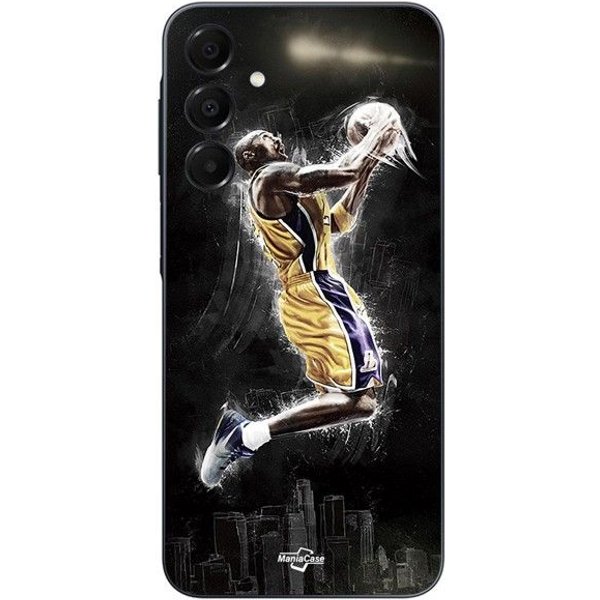 Funda De TeléFono - Maniacase - Samsung Galaxy A16 - Silicona - Negra - Baloncesto Kobe Bryant 24 Negro-image