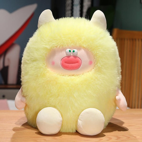 MuñEca Monstruo Fea Linda Almohada Juguete De Peluche Elfo Monstruo De Pelo Largo MuñEca De Trapo Regalo De CumpleañOs Para Novia 50Cm-image