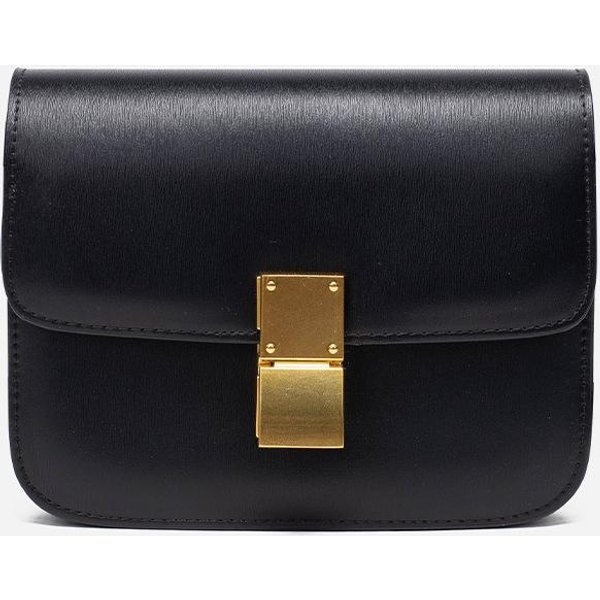 Bolso Cuadrado PequeñO De Moda Que Se Puede Llevar Cruzado Al Hombro En OtoñO, Un Bolso De Mujer De Lujo Ligero Y De Alta Gama Negro-image