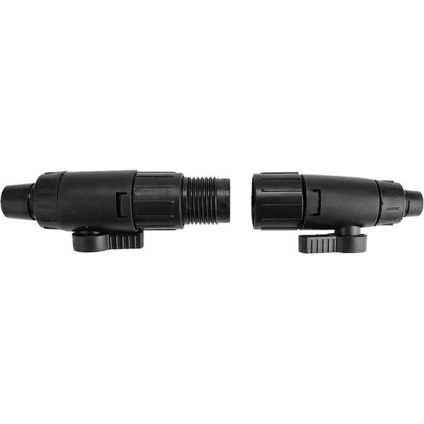 Akwarium Akwarium Wąż ZawóR Rura ZawóR SzybkozłąCze (12Mm Do 16Mm) Black-image