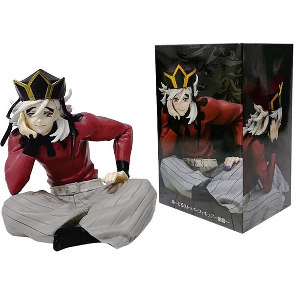 ¡En Stock Demon Slayer Nuevo! Con Caja Anime JaponéS Figura Douma Sentado Figura De AccióN Modelo Coleccionable Juguetes Para NiñOs Regalos-image
