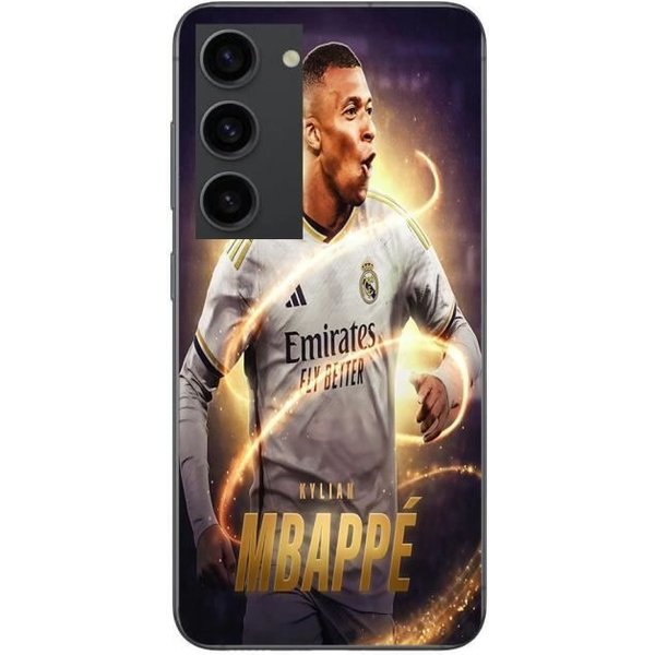 Coque Maniacase Pour Samsung Galaxy S23 Plus Kylian Mbappe Real Madrid Wallpaper Negro-image