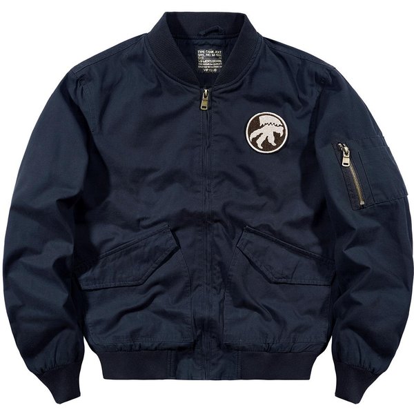 Kurtka Bomberka Jesienna Ma1 MęSka KoreańSka Wersja Munduru Baseballowego Wiosenno-Jesienna Cienka DużY Rozmiar Kurtka Robocza MęSka Trend 3XL Black-image