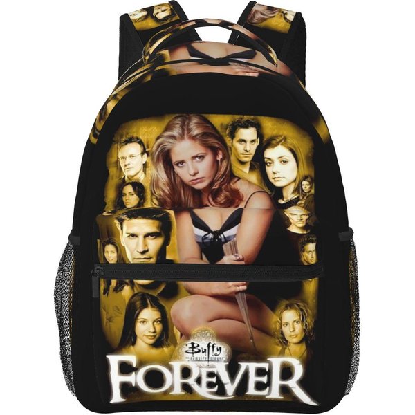 Buffy Cazavampiros 90S GráFico Mochila Estudiante Bolso Escolar Senderismo Viaje Mochila De DíA Para Hombres Mujeres Moda Bolso Para Libros Bolsos De Hombro One Size-image