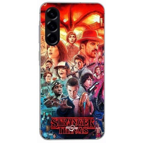 Etui Dla Samsung Galaxy A26 Stranger Things Serial Sezon 4 Maniacase Czarny-image