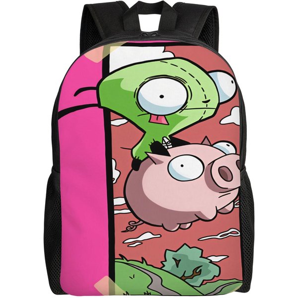 Plecak Gir Invaders Zims Stylowe Plecaki Damskie Turystyczny Lekki Plecaki Do SzkołY Personalizowany Plecak (As The Picture,As Picture)-image