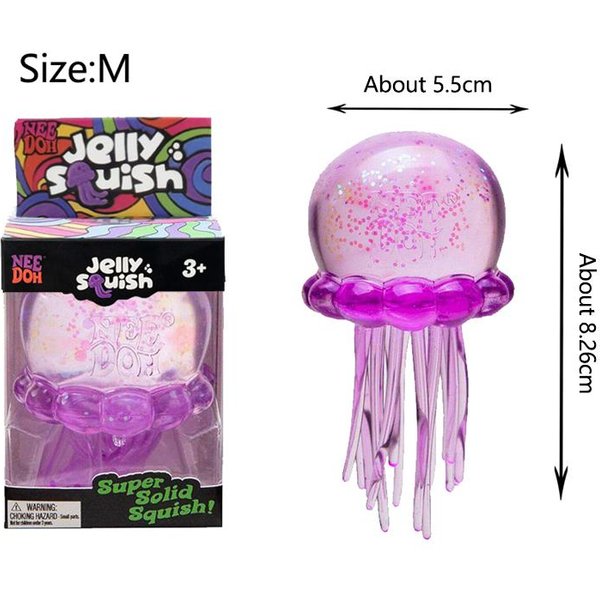 Needoh Jelly Squish L WięKszy Rozmiar Ulga W Stresie Fidget Zabawka Sensoryczna Uspokojenie Maltodekstryna Powoli PodnosząCa Się Zabawka Do ŚCiskania Na Autyzm Adhd Prezent-image