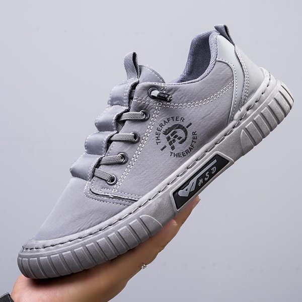 Nuevos Zapatos Deportivos Casuales Ligeros De Suela Blanda De OtoñO Zapatos De Running Para Hombre VersióN Coreana De La Tendencia De Zapatos Para Hombre 44 Gris-image