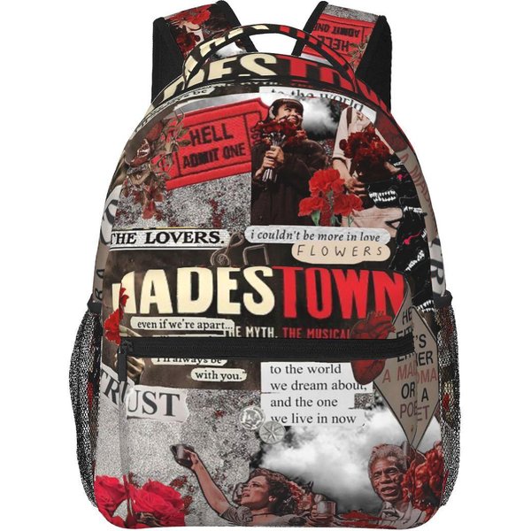 Hadestown Flor El Musical Mochila Escolar Para Estudiantes Mochila Escolar Mochila De DíA Para Senderismo Viajes Para NiñOs NiñAs Mochila De Libros De Moda Bolsos De Hombro One Size-image