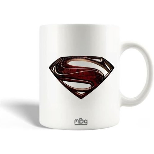 Taza De CeráMica - Superman - 30Cl - Blanco - Apto Para Lavavajillas - Altura 9,5 Cm-image