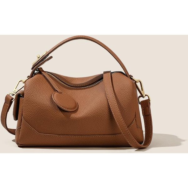 Bolso Cruzado De Mujer Bolso De Hombro ÚNico Para Mujer Prepucios Gran Capacidad Commuter Bolso Almohada Brown-image