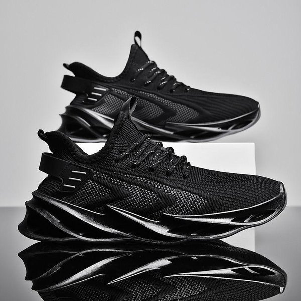 Zapatos De Hombre Nuevos Zapatos Deportivos Casuales De Primavera Zapatos De Running Trendy Transpirables De Malla Para Estudiantes 42-image