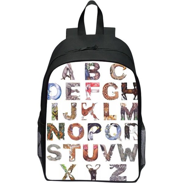 Mochila Infantil De 16 Pulgadas Alfabeto Lore Leyenda Del Alfabeto Mochila Para Escuela Primaria NiñOs Y NiñAs Mochila Para JardíN De Infantes-image
