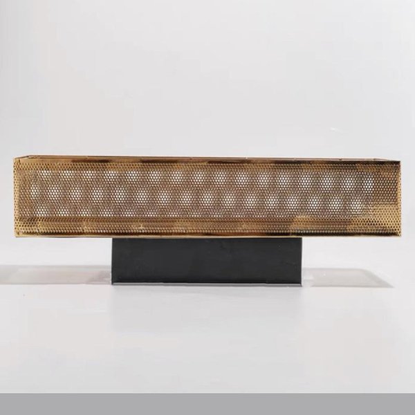 JarróN De Metal De Lujo Ligero Sala De Estar Mueble De TV HabitacióN Modelo Arreglo Floral Grande Adornos Florales Moderno Simple Base Plato De Flores-image