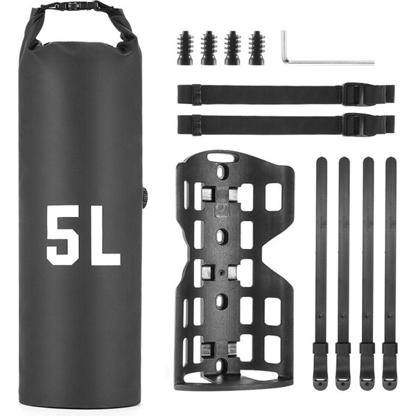 Bolsa Para Horquilla De Bicicleta Impermeable 5L Para Bicicleta De MontañA Y Carretera Con Base Resistente FáCil InstalacióN Para Bicicletas De MontañA Bicicletas De Gravel-image