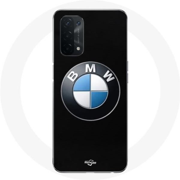 Funda - Maniacase - Oppo A74 - Logo BMW - Flexible - Negra Negro-image