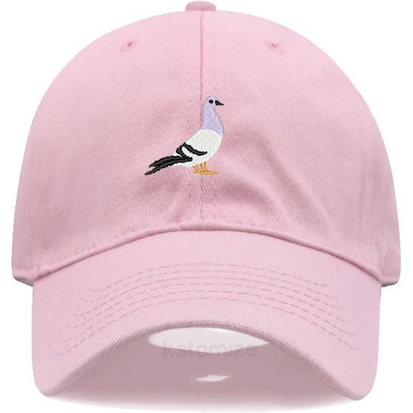 Gorra De BéIsbol Bordada De Paloma Para Mujeres Hombres Moda Ajustable Suave AlgodóN Lavado Gorra De Papá Unisex CláSica Gorras De Golf Gray-image