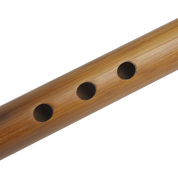 Flauta En Mi Dizi De Bambú Amargo Instrumento De Viento Madera Tradicional Chino Para NiñOs Adultos Principiantes Beige-image