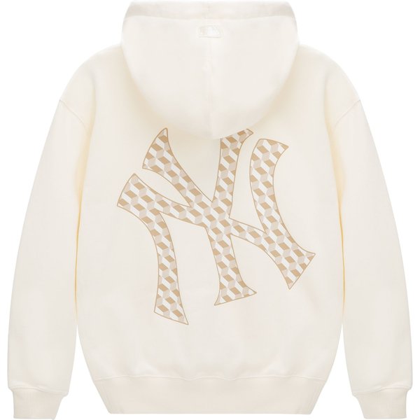 Sudadera Con Capucha Floral Holgada De Moda Retro De Los New York Yankees Unisex Sudaderas Blanca 3AHDM0334-50CRS S-image