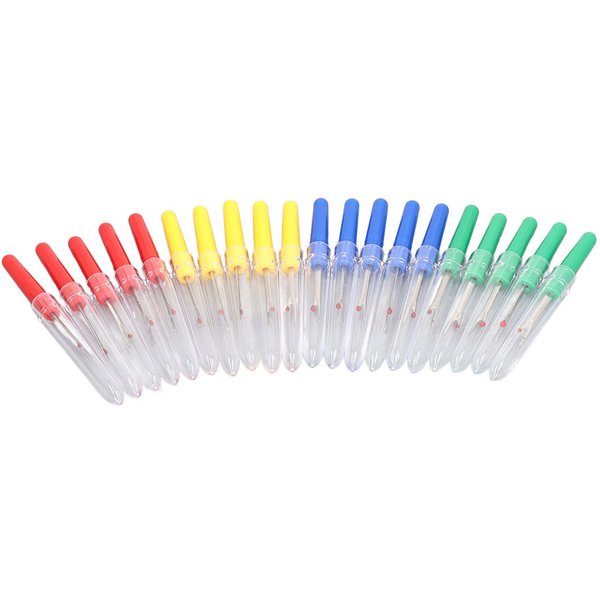 20 Piezas Descosedores De Costura Acero Inoxidable Mango ErgonóMico Rojo Mini Bola Quitahilos Para Costura White-image