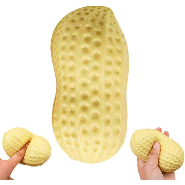 PiłEczka Anty Stresowa Orzechowa ChrupiąCa PiłEczka Do ŚCiskania MięKka Zabawka MaśLana W Dotyku Zabawka Fidget Sensoryczna Zabawka Anty Stresowa Dla DorosłYch Beige-image