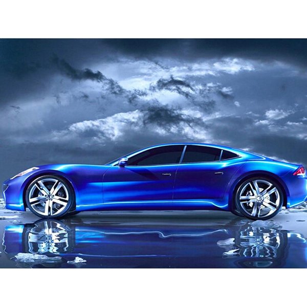 5D Diy Diament Malarstwo Cartoon Sportcar ŚCieg Home Decor DżEtóW Mozaika Inlay Haft 20X30CM-image