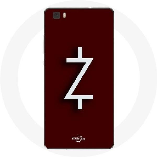 Funda Para Huawei P8 Lite Ozark Temporada 4 Logo Z Blanco Fondo Rojo-image