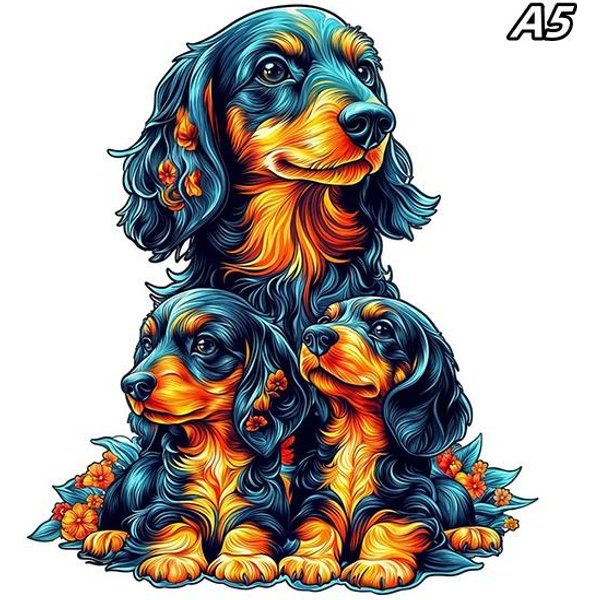 Puzzle Zagadkowe ZwierzęTa Puzzle Pies Prezent Dla DorosłYch Dzieci Edukacyjne WspaniałY Prezent Interaktywne Gry Zabawki W13884WW--image