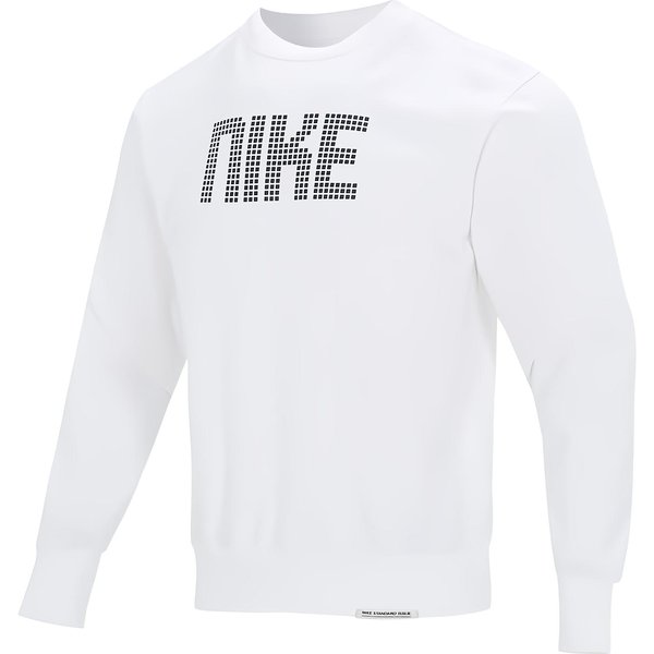 Sudaderas Nike Para Hombre Blancas Cuello Redondo Moderadas Regulares XL White-image