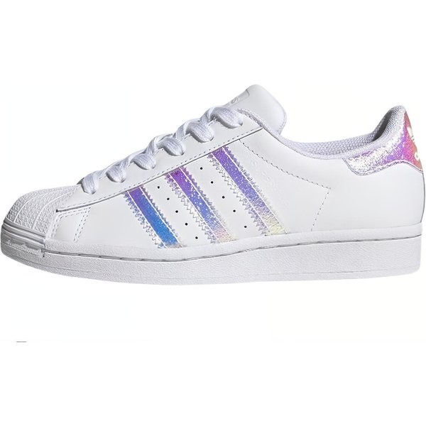 Adidas Superstar J 'Blanco Iridiscente' 36 White-image