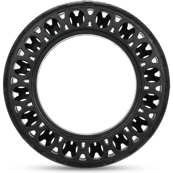 60/70-6.5 Scooter EléCtrico NeumáTico SóLido Goma Panal NeumáTico Antideslizante Amortiguador NeumáTico SóLido Para Negro-image