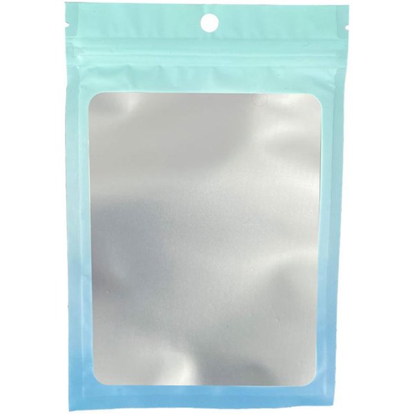 100 Unidades, Mini Bolsa Transparente Para Empaque De JoyeríA, Bolsas De Empaque Ziplock Resellables, Bolsas De Empaque Para Accesorios De UñAs Para PequeñOs Negocios Azul-image