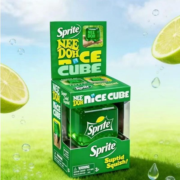 Schylling Kostka Sensoryczna Nice Cube Do łAgodzenia Stresu, Do śCiskania, Fidget Toy Dla Dzieci, Prezent, Edukacyjna Zabawa, Blok Do Uwalniania NapięCia, Zabawa ŚCiskaniem-image