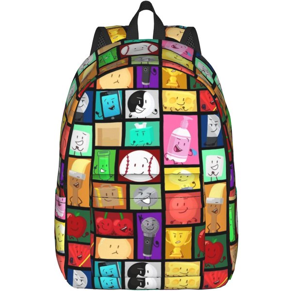 Mochila De Moda Con Dibujos Animados Bfdi Mochila Deportiva Para Escuela Secundaria Senderismo Viajes Daypack Para Hombres Mujeres Bolsos De Lona Para PortáTil S-image