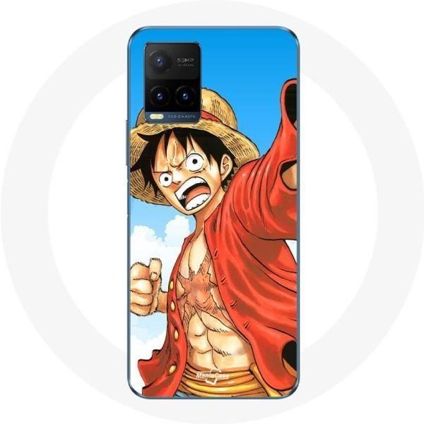 Coque Pour Vivo Y21S 2021 / Y21 2021 Manga One Piece Luffy Anime-image