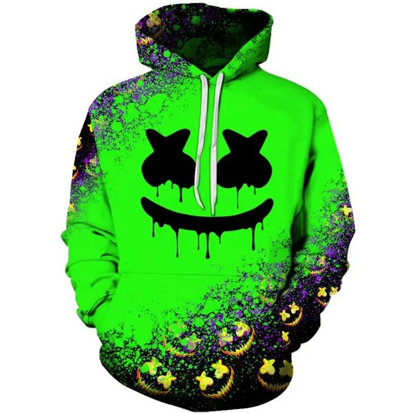 Sudadera Con Capucha Con Estampado GráFico De LeóN 3D Para Hombre, Moda Urbana, CháNdal De Gran TamañO Para Verano Y OtoñO, Sudaderas Informales XL Black-image
