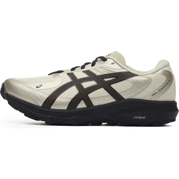 Asics GEL Safari M Buty Do Biegania Unisex Niskie BiałE Czarne Wielokolorowe 45 Gray-image