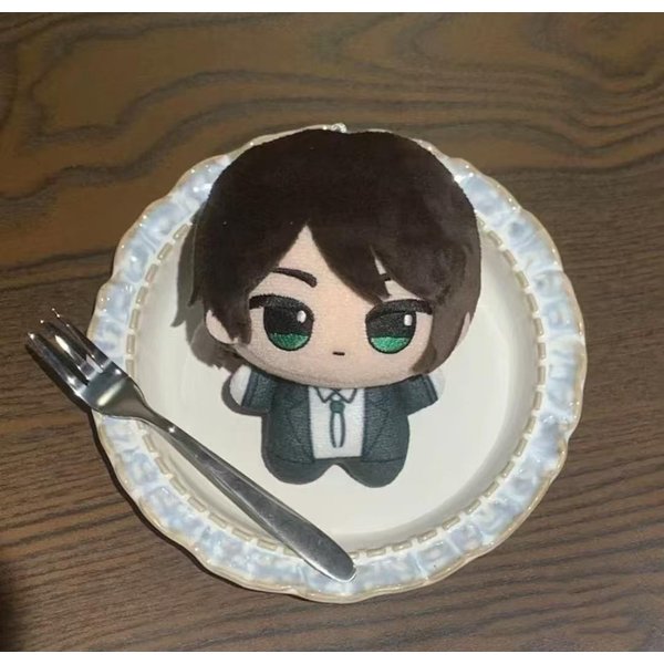 10Cm Anime Hange Zoe Cosplay Pluszowa Lalka Wisiorek Atak TytanóW Wypchana Zabawka Prezent Urodzinowy 10Cm-image