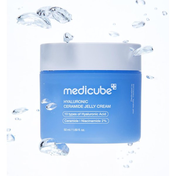 Medicube Krem-żEl Z Kwasem Hialuronowym I Ceramidami GłęBoko NawilżAjąCy I OdbudowująCy Barierę 50Ml-image