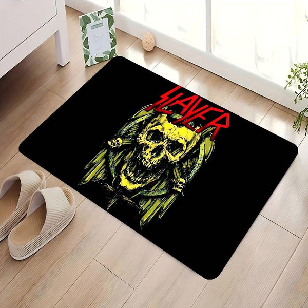 S-Slayer Banda De Heavy Metal MúSica Felpudo DecoracióN HabitacióN Infantil Dormitorio BalcóN Felpudo Antideslizante Felpudo Para Sala De Estar Alfombra De ÁRea 50X80 Cm-image